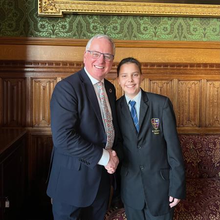 13-year-old refugee from Ukraine inspires at House of Lords after national speechwriting success