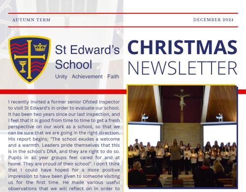 St Edward’s Christmas Newsletter 2024